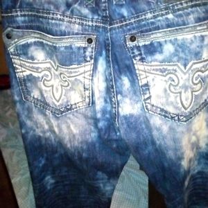 38x32 Rock Rivivel blue jeans